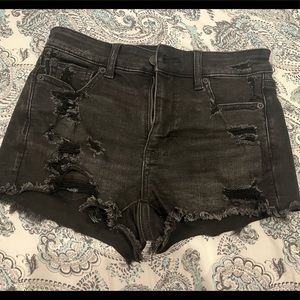 black shorts for women brand american eagle size 2